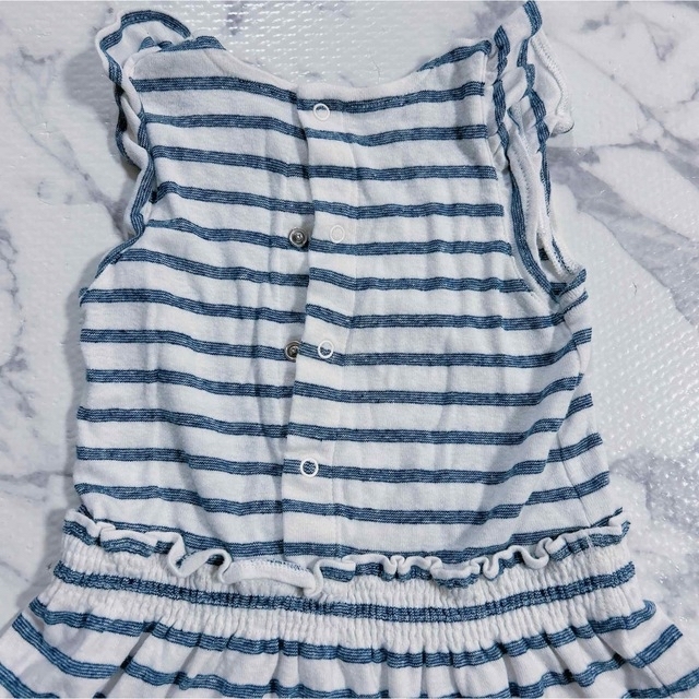 PETIT BATEAU(プチバトー)のサマーワンピース キッズ/ベビー/マタニティのベビー服(~85cm)(ワンピース)の商品写真