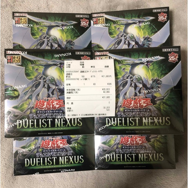 遊戯王 Duelist Nexus 6box シュリンク付き 新品未開封