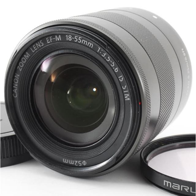 Canon EF-M18-55mm F3.5-5.6 IS STM 未使用3枚フィルター径