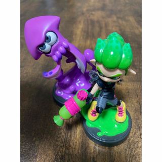 ニンテンドースイッチ(Nintendo Switch)のamiibo スプラトゥーン ボーイ＆イカ ２体セット(ゲームキャラクター)