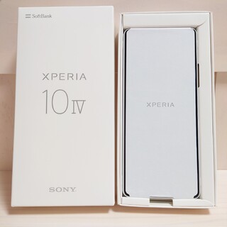 スマートフォン/携帯電話 スマートフォン本体 Xperia - Xperia 10 IV ホワイト 128 GB Softbank版の通販 by たーくん 