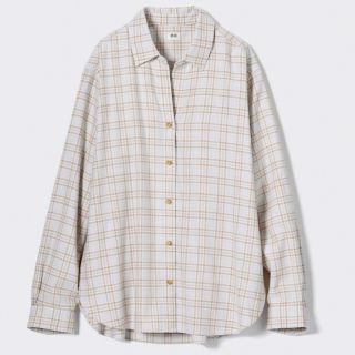 ユニクロ(UNIQLO)のUNIQLO ユニクロ　チェック　ソフトブラッシュドチェックシャツ（長袖）(シャツ/ブラウス(長袖/七分))