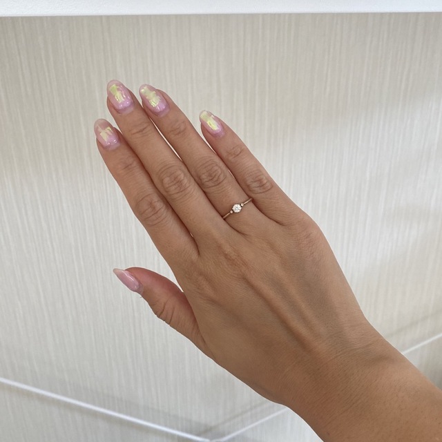 k18gp★ピンクゴールドとダイヤモンド レディースのアクセサリー(リング(指輪))の商品写真