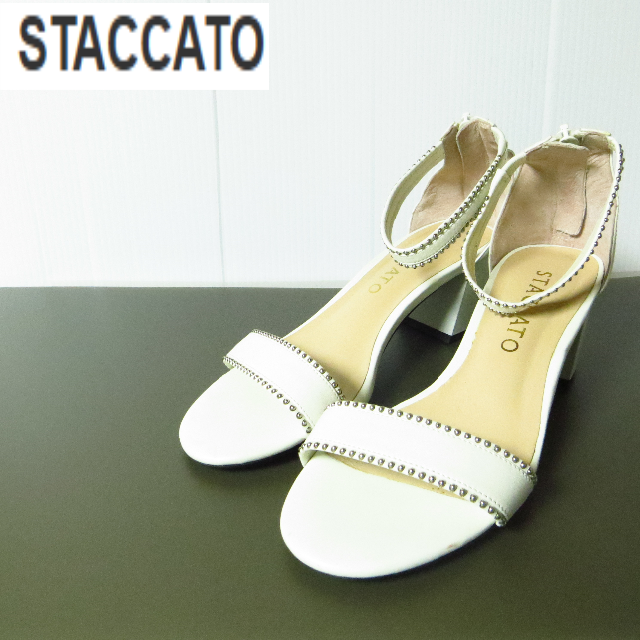 STACCATO(スタッカート)の美品 STACCATO スタッカート ラバーソール サンダル 23㎝ レディースの靴/シューズ(サンダル)の商品写真