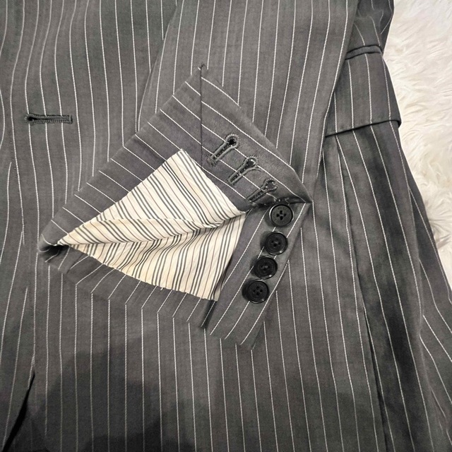 BURBERRY BLACK LABEL(バーバリーブラックレーベル)の【美品】Burberry BLACK LABEL /シルク混テーラードジャケット メンズのジャケット/アウター(テーラードジャケット)の商品写真