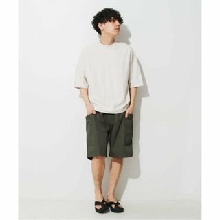 ベーセーストック(B.C STOCK)の【ベージュ】【半袖Tシャツ+タンクトップインナーの2点SET】オーバーサイズTシャツ(カットソー(長袖/七分))