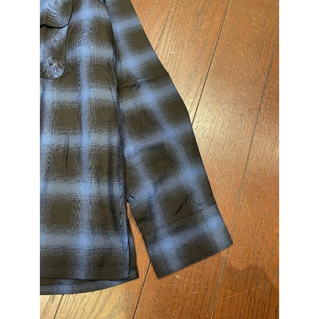 メール便送料無料05 HIDE AND SEEK Ombre Check Shirt キムタク着 M