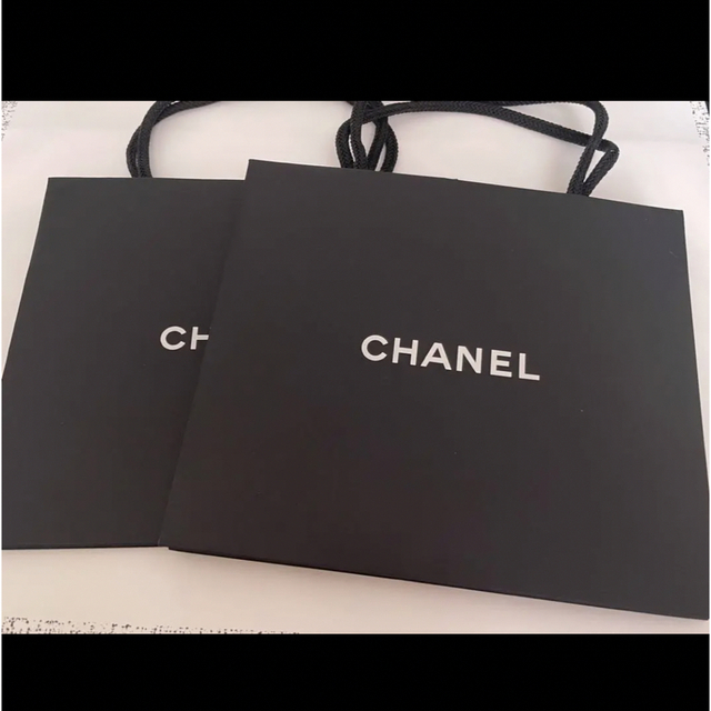 CHANEL シャネル　ブティック　ショッパー　ブラック　新品　未使用　紙袋　黒