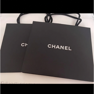 シャネル(CHANEL)のCHANEL シャネル　ショッパー　紙袋　ショップ袋　バッグ　新品　ブラック　黒(ショップ袋)