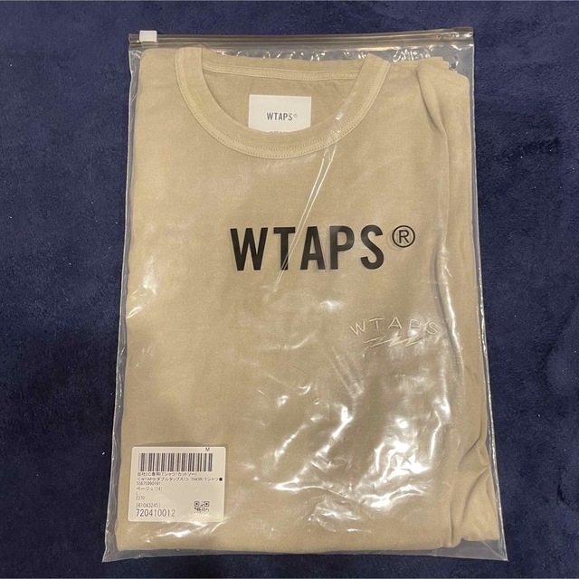 W)taps(ダブルタップス)のwtaps ベージュ beige Tee 刺繍 L メンズのトップス(Tシャツ/カットソー(半袖/袖なし))の商品写真