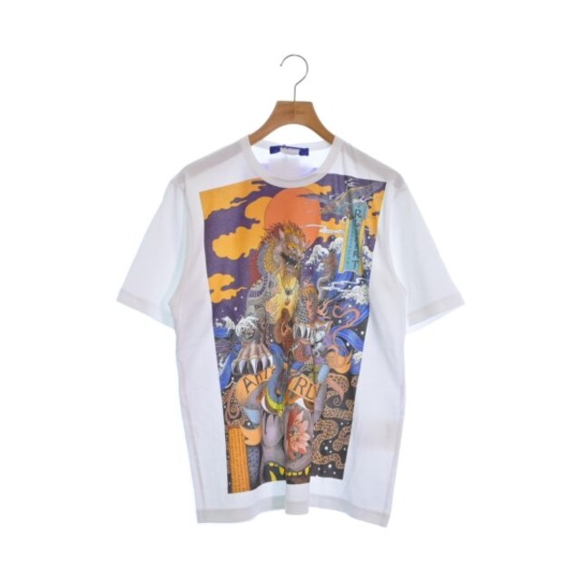 JUNYA WATANABE MAN Tシャツ・カットソー L 白xオレンジ