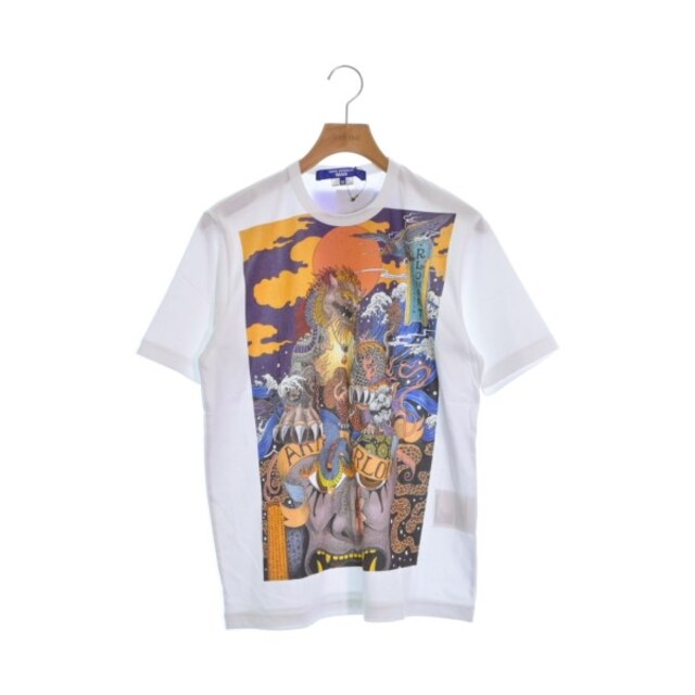 JUNYA WATANABE Tシャツ・カットソー M 白xオレンジ