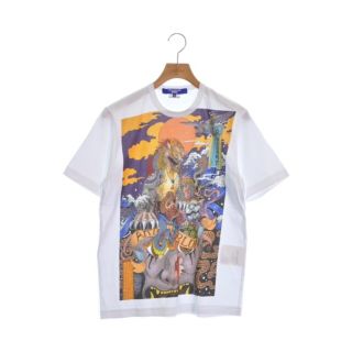 ジュンヤワタナベマン(JUNYA WATANABE MAN)のJUNYA WATANABE MAN Tシャツ・カットソー S 白xオレンジ 【古着】【中古】(Tシャツ/カットソー(半袖/袖なし))