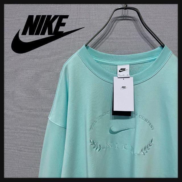 全国無料得価 NIKE - ナイキ☆センターロゴ 刺繍 スウェット 人気L