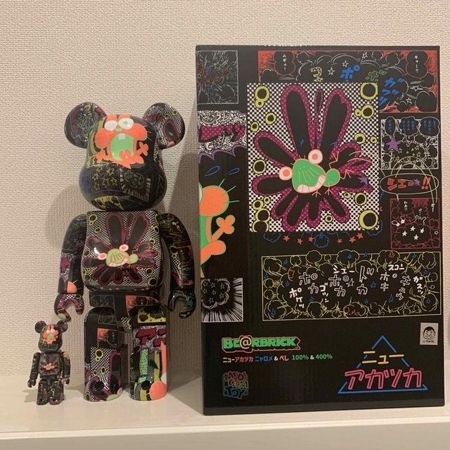 BE@RBRICK ベアブリック ニューアカツカ ニャロメ＆べし 3