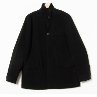 90‘s JUN MEN cotton jacket ジュンメン コットンジャケット ブラック サイズM 中綿 ウール裏地 ヴィンテージ 8