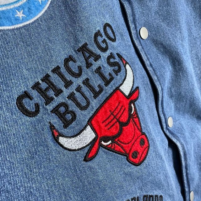 新品☆即完売☆別注モデル】NBAチームワッペン刺繍 デニムジャケット