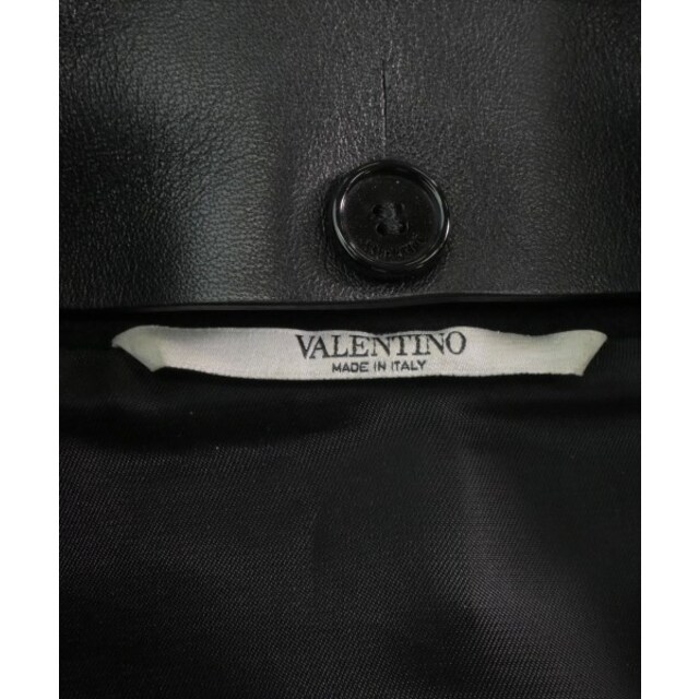 VALENTINO(ヴァレンティノ)のVALENTINO ヴァレンティノ ピーコート 46(M位) 黒 【古着】【中古】 メンズのジャケット/アウター(ピーコート)の商品写真