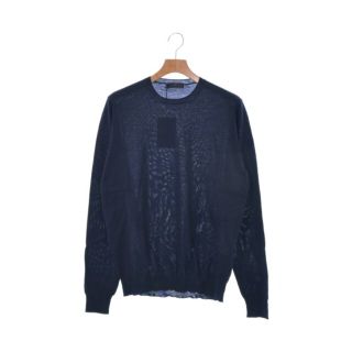 プラダ(PRADA)のPRADA プラダ ニット・セーター 46(M位) 紺 【古着】【中古】(ニット/セーター)