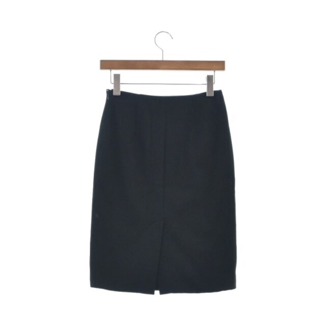 PRADA プラダ ひざ丈スカート 38(S位) 黒 【古着】【中古】 PRADA プラダ ひざ丈スカート 38(S位) 黒