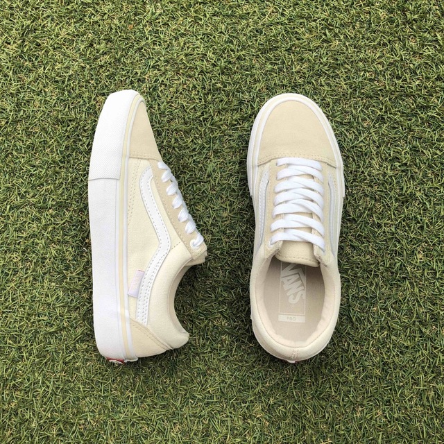 美品22.5VANS ヴァンズ オールドスクール プロ HW32