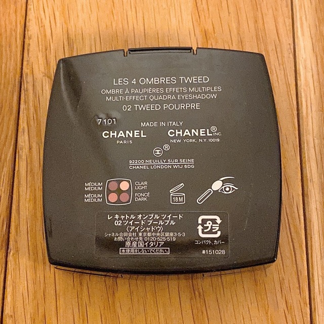 CHANEL(シャネル)のシャネル レ キャトル オンブル ツイード02  ツイード プールプル コスメ/美容のベースメイク/化粧品(アイシャドウ)の商品写真