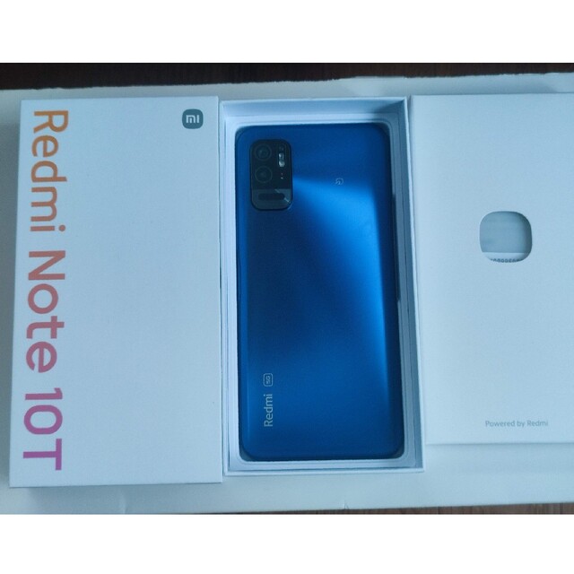 ANDROID - Xiaomi【Redmi Note 10T】ナイトタイムブルーの通販 by shop