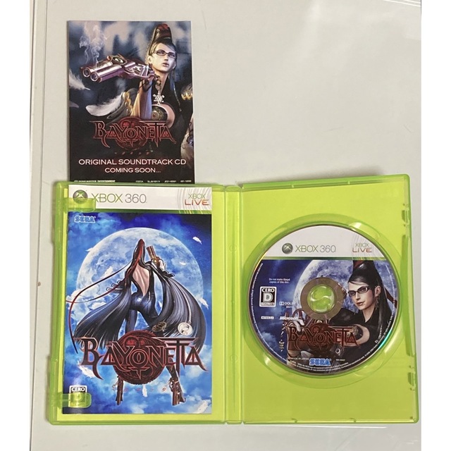 Xbox360(エックスボックス360)の【Xbox360ソフト】 BAYONETTA (ベヨネッタ) エンタメ/ホビーのゲームソフト/ゲーム機本体(家庭用ゲームソフト)の商品写真