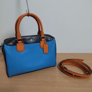 COACHコーチF10939ソフトダッフル レザー 2wayショルダーバッグ