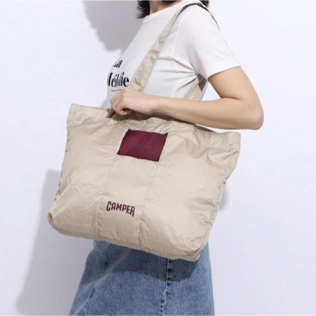 CAMPER(カンペール)の新品✨バッグ　CAMPER（カンペール） たためるトートバッグ レディースのバッグ(トートバッグ)の商品写真