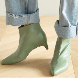 安価 【新品未使用】 squareヒールロングブーツ searoomlynn ブーツ