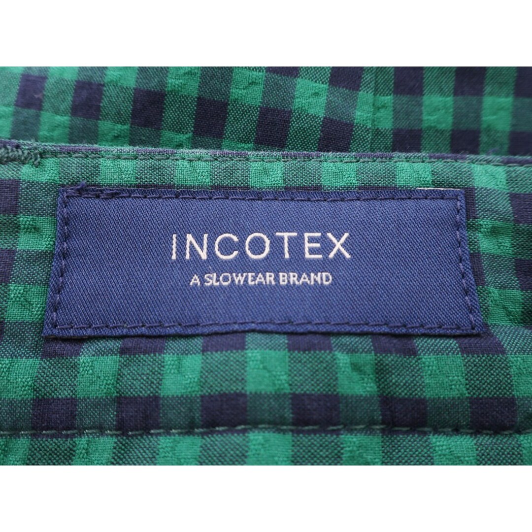 INCOTEX - 【新品】インコテックス INCOTEX チェック柄 シルク混