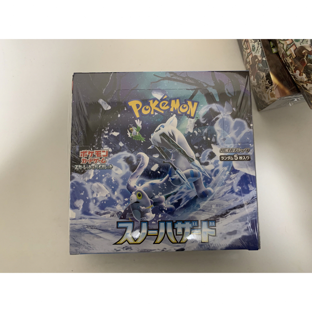 ポケモン(ポケモン)のポケモンカード　クレイバースト3BOX スノーハザード1BOX   エンタメ/ホビーのトレーディングカード(Box/デッキ/パック)の商品写真