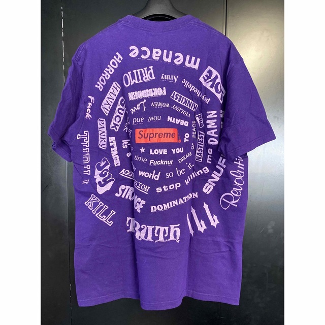 希少 Supreme スパイラルTシャツ　サイズL USA製　正規品