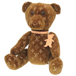 ルイヴィトン(LOUIS VUITTON)の新品同様 ルイ ヴィトン モノグラム ドゥドゥ テディベア 2021年限定 GI0616 ベロア クマ ぬいぐるみ LV 0023 【中古】 LOUIS VUITTON(ぬいぐるみ)