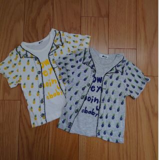 ベベ(BeBe)のベベ　Tシャツ2点セット　サイズ70 双子(Ｔシャツ)