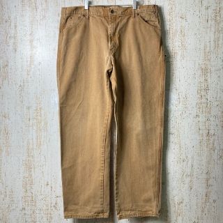 ディッキーズ(Dickies)のW38 ディッキーズ ダックパンツ ワーク キャメル アメリカ古着 US古着(ワークパンツ/カーゴパンツ)