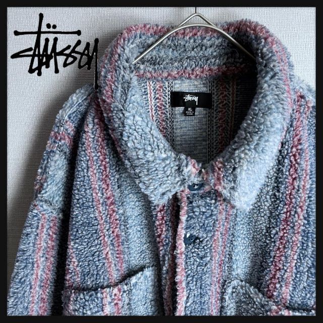 80s OLD STUSSY ワークジャケット 表記S 実寸XL vintage