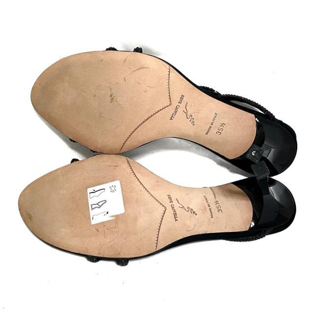RENE CAOVILLA(レネカオヴィラ)のレネカオヴィラ サンダル 35 1/2 - 黒 レディースの靴/シューズ(サンダル)の商品写真