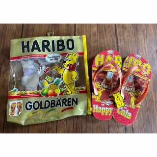 ゴールデンベア(Golden Bear)のHARIBO グミサンダル　HAPPY COLA 新品未使用　ハリボーグミ(ビーチサンダル)