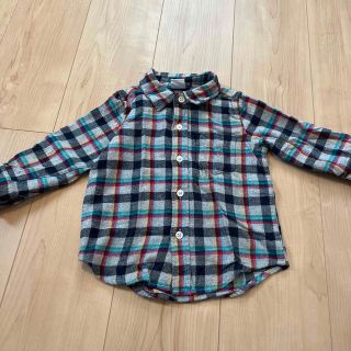 ベビーギャップ(babyGAP)のbabyGAP チェックシャツ 90cm(ブラウス)