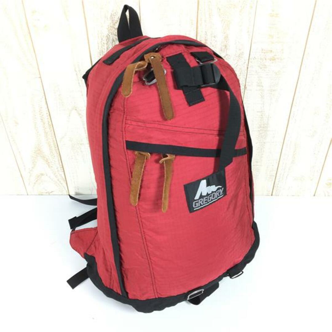 グレゴリー 2003 クラシック デイパック CLASSIC DAYPACK 26L アメリカ製 レッド リップストップナイロン シルバータグ 旧タグ GREGORY Red Ripstop Nylon レッド系20cm重量