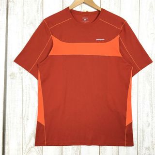 パタゴニア(patagonia)のMENs M  パタゴニア エアフロー Tシャツ Air Flow T-Shirt PATAGONIA 23500 RDC オレンジ系(その他)