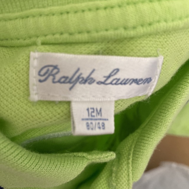 Ralph Lauren(ラルフローレン)のラルフローレン  ビッグポニー　ロンパース  12M コットン100% キッズ/ベビー/マタニティのベビー服(~85cm)(ロンパース)の商品写真