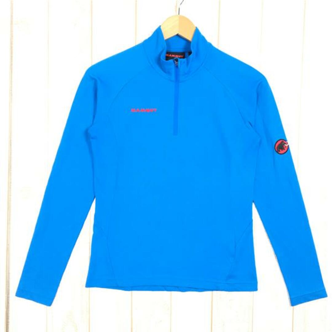 Mammut(マムート)のWOMENs S  マムート コンフォート ロングスリーブ ジップ シャツ Comfort Longsleeve Zip Shirts プリマロフト メリノウール ベースレイヤー MAMMUT 1041-05760 ブルー系 レディースのファッション小物(その他)の商品写真