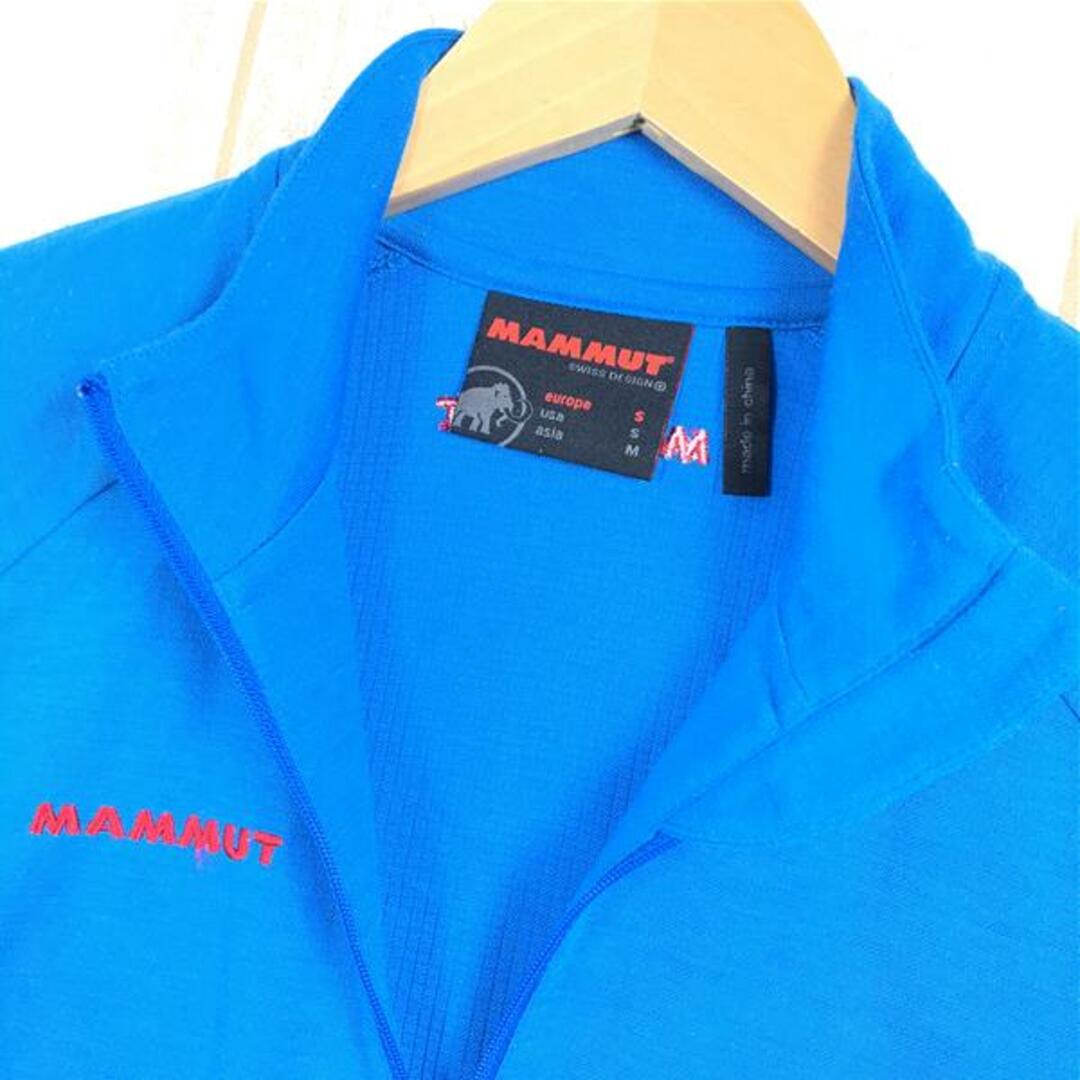 Mammut(マムート)のWOMENs S  マムート コンフォート ロングスリーブ ジップ シャツ Comfort Longsleeve Zip Shirts プリマロフト メリノウール ベースレイヤー MAMMUT 1041-05760 ブルー系 レディースのファッション小物(その他)の商品写真