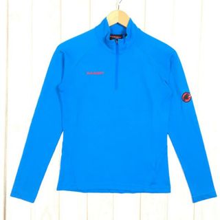 マムート(Mammut)のWOMENs S  マムート コンフォート ロングスリーブ ジップ シャツ Comfort Longsleeve Zip Shirts プリマロフト メリノウール ベースレイヤー MAMMUT 1041-05760 ブルー系(その他)