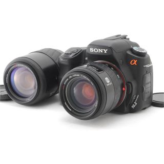 グッドふとんマーク取得 ダブルレンズの大満足セット❤️SONY DSLR