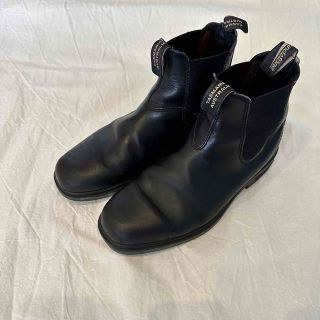 ブランドストーン(Blundstone)のブランドストーンBlund stoneスクエアトゥ黒UK7(ブーツ)