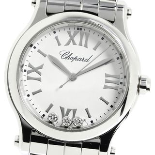 ショパール(Chopard)のショパール Chopard 8590 ハッピースポーツ 3Pダイヤ クォーツ レディース 美品 _747770【ev15】(腕時計)